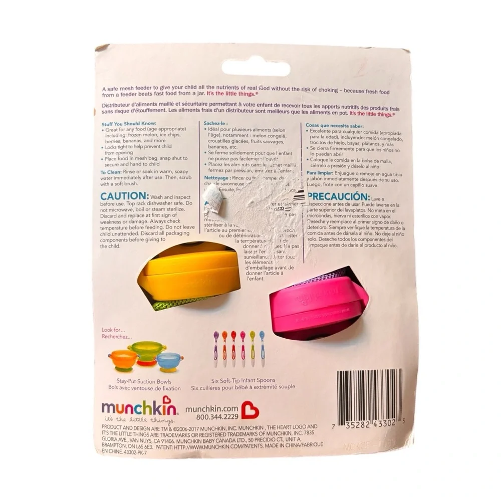 Neat Solutions Infant Bibs and Munchkin Fresh Food Feeders